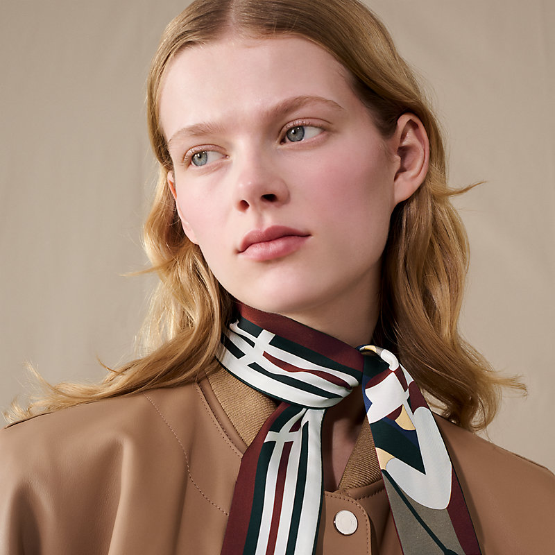 HERMES レンゲ Twilly 《18-3-7・ドゥ・トゥジュール》 - マロン | Hermès